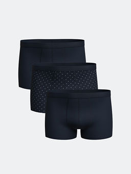Standart Kal?p Pamuklu Esnek Erkek Boxer 3l?