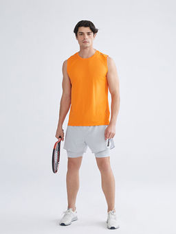 Bisiklet Yaka Erkek Kolsuz Ti??rt