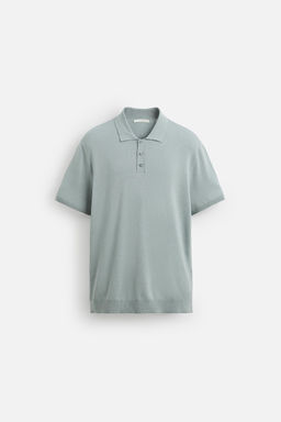 REGULAR FIT KNITTED POLO SHIRT - Zara фото 7