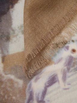 Платок жен. шерсть+каш 90х90 S42-8527-14