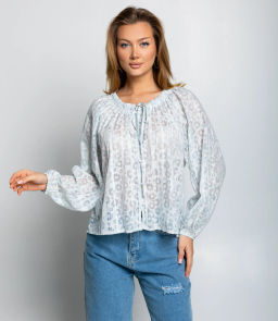 Блуза #КТ197 (1), ментоловый