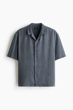 Camisa resort en mezcla de lino Relaxed Fit - H&m фото 2