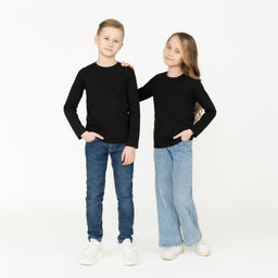 Джемпер детский черный 698/1 (152, 80)