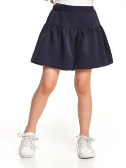 Юбка-шорты UD 7098 т.синий - Mini maxi фото 3