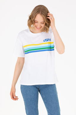 Kad_n Beyaz Ti__rt - U.s. polo assn фото 4