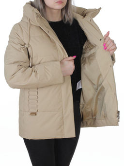 YR-6616 BEIGE Куртка зимняя женская (150 гр. холлофайбер)