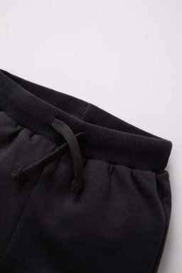 Спортивные штаны с принтом для маленьких мальчиков - Defacto фото 2