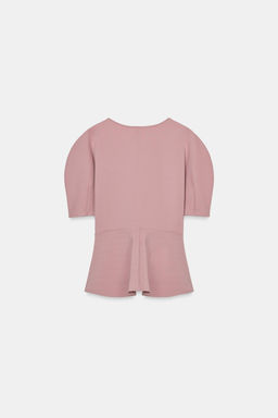 CAMISETA PEPLUM SOFT / Rosa - Zara фото 7