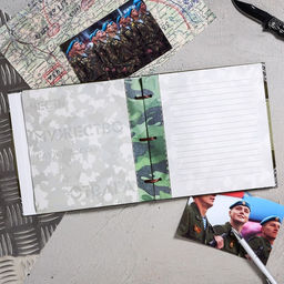 Дембельская книга на ленте Герой, 32 листа, 20 х 20 см - Семейные традиции фото 6