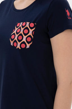 Kad_n Lacivert Ti__rt Sepette S_rpriz _ndirim - U.s. polo assn фото 7