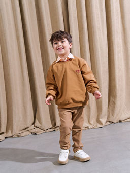 Свитшот облегченный Орех - Bungly фото 5