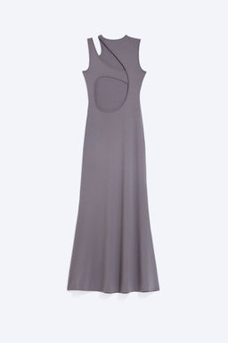 Maxivestido con recorte