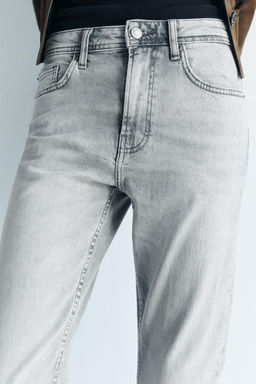 ZW COLLECTION RELAXED SLIM FIT MID-RISE JEANS - Zara фото 27