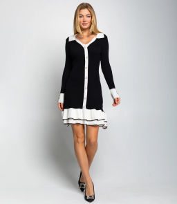 Платье #КТ5903, чёрный