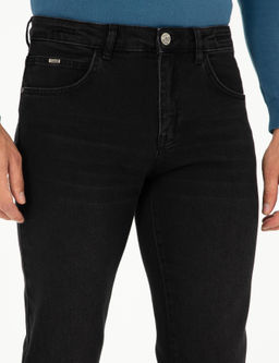 Siyah Straight Fit Jean Pantolon - Pierre cardin фото 5
