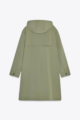 RUBBERISED HOODED JACKET - Zara фото 8