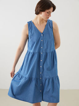 V Yaka Katkat Jean Elbise