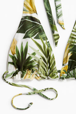 Top de bikini triangular con relleno - H&m фото 4