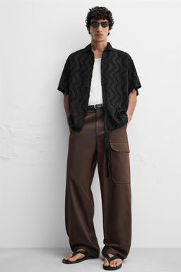 WAVY JACQUARD SHIRT - Zara фото 5