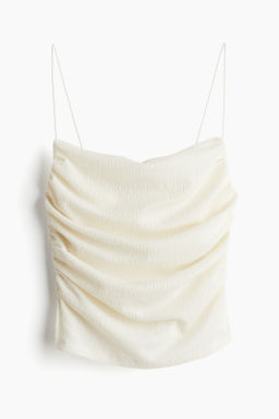 Top drapeado con tirantes espagueti - H&m фото 7