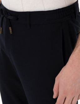 Lacivert Slim Fit Jogger Kanvas Pantolon - Pierre cardin фото 5