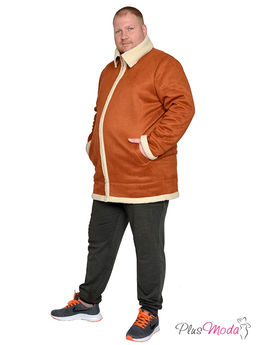 Дубленка-куртка Модель №1792 размеры 44-84 - Plusmoda фото 7