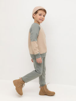 КР 302161/темно-бежевый джемпер для мал