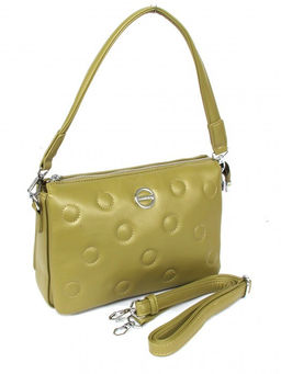 Сумка женская искусственная кожа Marrivina-22027, 3отд, плечевой ремень, зеленый SALE 262613 - Adelia фото 6