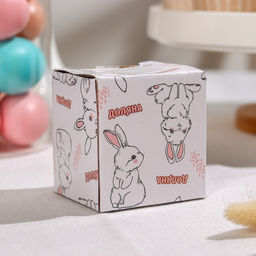 Подставка для яйца Доляна Зайка, 85,57,5 см, цвет розовый  фото 4