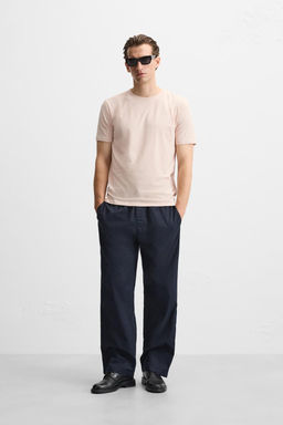 BASIC SLIM FIT T-SHIRT - Zara фото 49