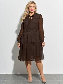 Платье 0060-2а шоколад - Aquarell фото 2