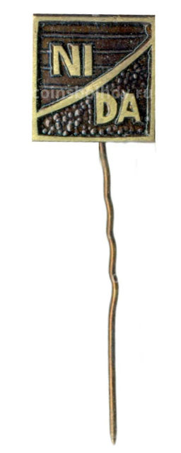 Значок рекламный NIDA