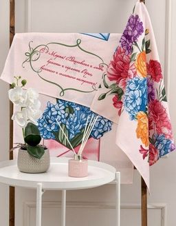 К-т полотенец Кашарель 50*60 см. - 3 шт. рогожка хлопок 100% - Лен поволжья фото 2