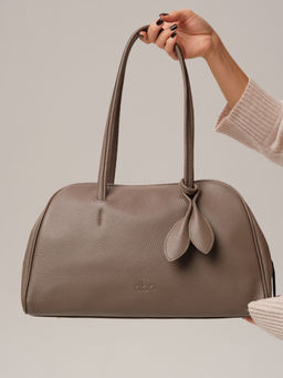 Кожаная сумка Petal DBR 31338 таупе  фото 2