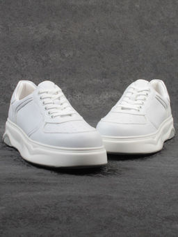 03-3062-2 WHITE Кроссовки женские (натуральная кожа)