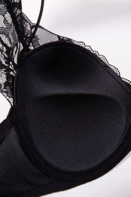 Бюстгальтер Milavitsa 124920 черный с нюдом  фото 8
