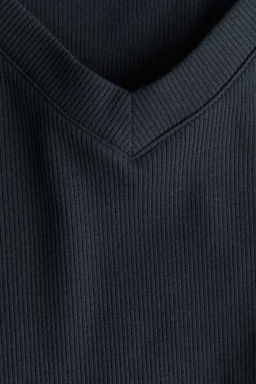 Top en punto de canal? con escote en V - H&m фото 2