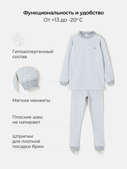 Комплект термо "Серый меланж"