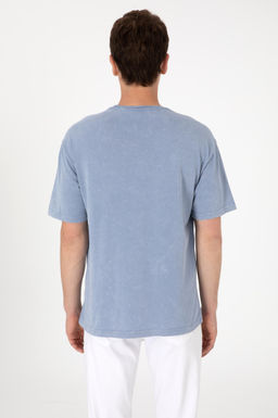 Erkek Comfort Fit Bisiklet Yaka Mavi Y_kamal_ Ti__rt Sepette S_rpriz _ndirim - U.s. polo assn фото 5