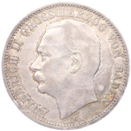 3 марки 1912 года G Германия (Баден)