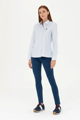 Женские темно-синие джинсовые брюки - U.s. polo assn фото 3