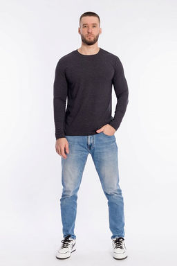 Лонгслив М123056а Антрацит - Елена фото 2