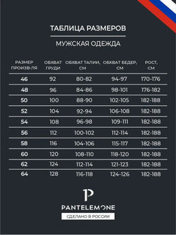 Термобелье кальсоны мужские PMK-005 - Pantelemone фото 13