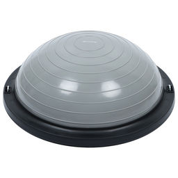 Полусфера BOSU гимнастическая ONLYTOP, с насосом, 46×20 см, серая