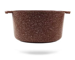 Кастрюля 2 литра, коричневая