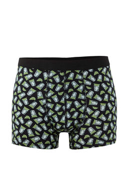 TRENDYOL MAN Cok Renkli Desenli-Duz 3lu Paket Pamuklu Boxer TMNAW22BX0010 - Trendyolmilla фото 10