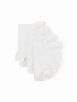 Набор салфеток «Этель» Ivory, 30×40 см-4 шт., белый, 100% лён 170 г/м²