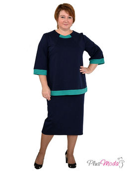 Туника Модель №372 размеры 44-80 - Plusmoda фото 3