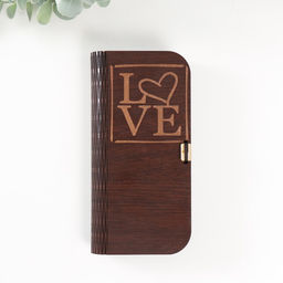 Шкатулка-купюрница Love, подарочная, 17×8.5×3.5 см, МИКС