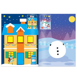 Аппликации наклейками Оленёнок